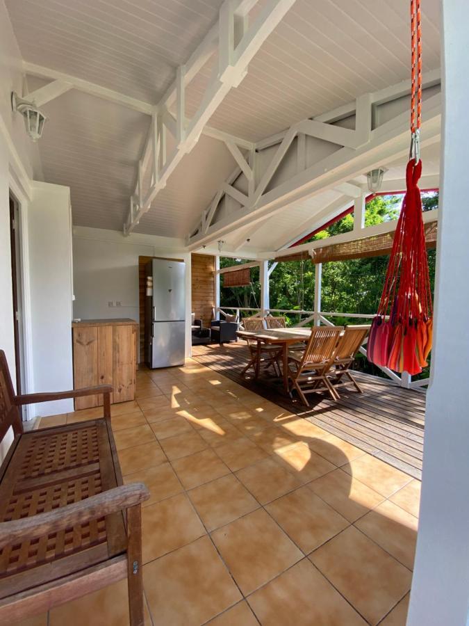 Grand Bungalow Avec Piscine Et Vue Mer Bouillante Ngoại thất bức ảnh